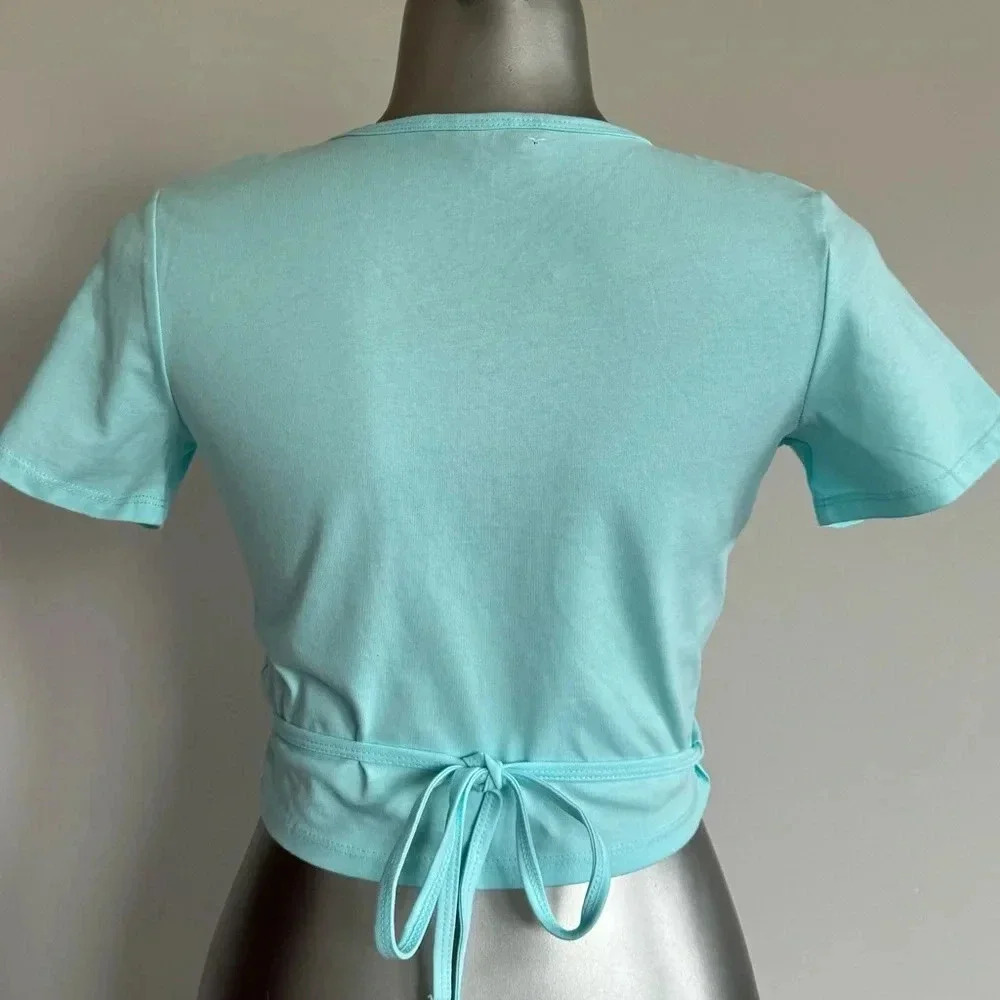 $10 Add-On | Wrap Around Crop Top - Picture 4 of 14